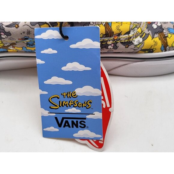 Vans Era Shoes Mens Size 4.5 Womens 6 Yellow Simpsons Itchy Scratchy Krusty Show - Picture 10 of 13